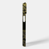 COQUES Case-Mate iPhone GRAS NOIR DOMMASK GEM STONE MONOGRAM (Verso / Droite)