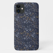 Coques Case-Mate iPhone Gras Terrazzo Print (Navy) (Dos)