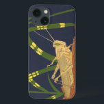 iPhone 13 Coque Grasshopper en Grass vert sur Arrière - plan bleu<br><div class="desc">Le vert profond de l'herbe dans ce tableau se fond parfaitement avec l'arrière - plan bleu, créant une sensation de soirée dans cette pièce de Nina Tenser. Les deux couleurs contrastent avec le pâle de la sauterelle. Les amoureux de la nature devraient acheter cette pièce et la placer sur leur...</div>