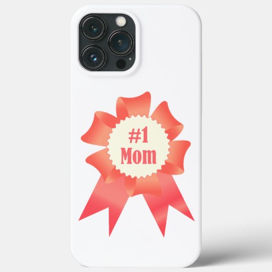 Coques Case-Mate iPhone Gratitude Numéro Une maman lauréat du prix ruban (Verso)