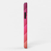 Coques Case-Mate iPhone Gratté rose et jaune (Dos/Droite)