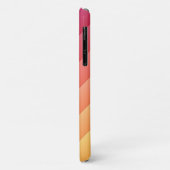 Coques Case-Mate iPhone Gratté rose et jaune (Dos/Gauche)