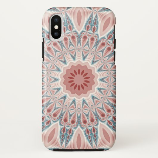 Coques Case-Mate iPhone Grattez moderne Kaleidoscope Mandala art fractal (Dos)