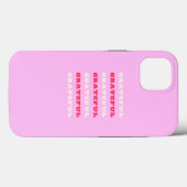 Coques Case-Mate iPhone Gratuit, Remerciements, Citation De Gratitude, Ros (Verso (horizontal))