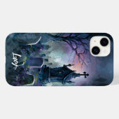 Coques Case-Mate iPhone GRAVEYARD éffrayant GOTHIC DARK HALLOWEEN (Verso (horizontal))
