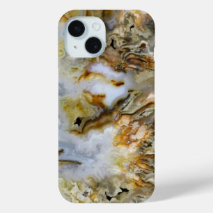 Coque Pour iPhone 15 Graveyard Plume Agate Design