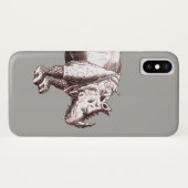 Coques Case-Mate iPhone Gravure antique d'Albrecht Durer de rhinocéros (Dos (Horizontal))