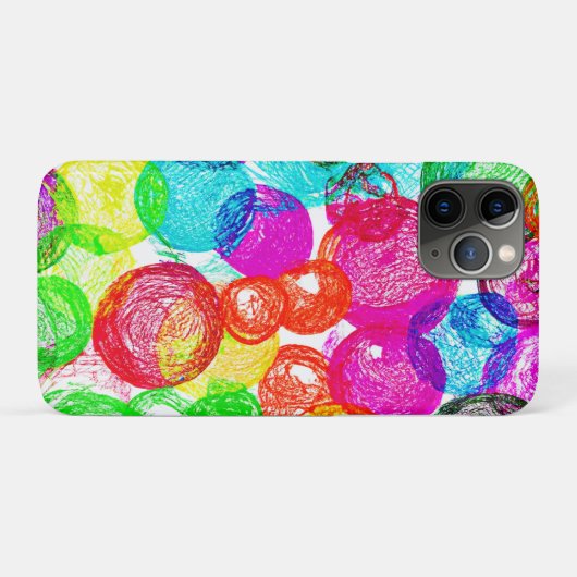 Coques Case-Mate iPhone Gravure avec Motif Abstrait couleur (Dos (Horizontal))
