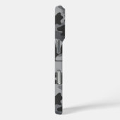 Coques Case-Mate iPhone Gray Camouflage Personalized (Verso / Droite)