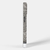 Coques Case-Mate iPhone Gray Floral Damask Custom Samsung (Verso / Droite)