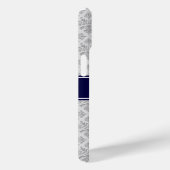 Coques Case-Mate iPhone Gray on Gray Damask #3 (Verso / Droite)