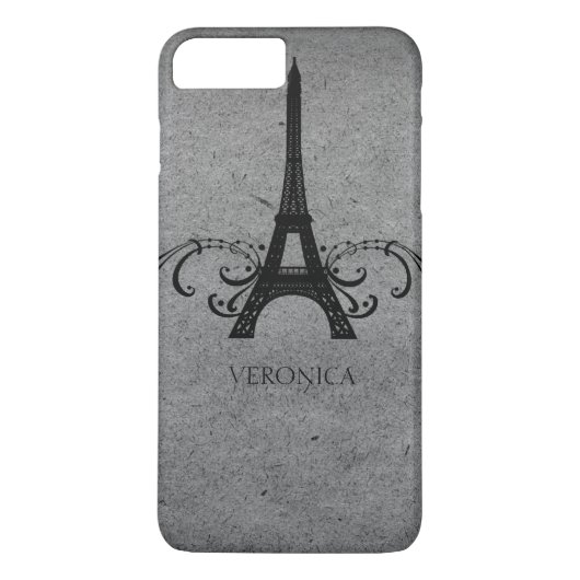 Coques Case-Mate iPhone Gray Vintage French (Dos)