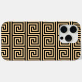 Coques Case-Mate iPhone Grec Meander Carré Motif principal Brown (Verso (horizontal))