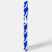 Coques Case-Mate iPhone Grec Meander Key Waves Motif Bleu (Verso / Droite)