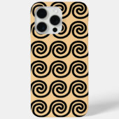 Coques Case-Mate iPhone Grec Meander Key Waves Motif Brown (Verso)