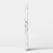 Coques Case-Mate iPhone Green and pink pastel diamond pattern (Verso / Gauche)