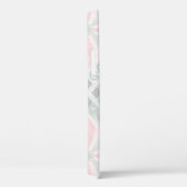 Coques Case-Mate iPhone Green and pink pastel diamond pattern (Verso / Droite)