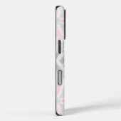 Coques Case-Mate iPhone Green and pink pastel diamond pattern (Verso / Droite)