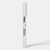 Coques Case-Mate iPhone Green and pink pastel diamond pattern (Verso / Droite)