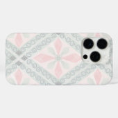 Coques Case-Mate iPhone Green and pink pastel diamond pattern (Verso (horizontal))