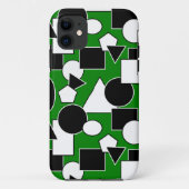 Coques Case-Mate iPhone Green Bauhaus Collage (Dos)