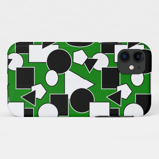 Coques Case-Mate iPhone Green Bauhaus Collage (Dos (Horizontal))