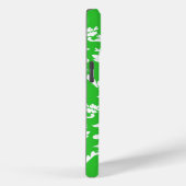 Coques Case-Mate iPhone Green Bold Damask avec nom @ Emporiomoffa (Verso / Droite)