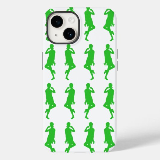 Coques Case-Mate iPhone Green Bold Mod GoGo Girls (Verso)