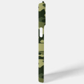 Coques Case-Mate iPhone Green Camouflage Personalized (Verso / Droite)