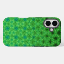 Green Circular Pattern Phone Case