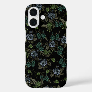 Coques iPhone 16 Green Earth Flowers