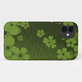Coques Case-Mate iPhone Green floral (Dos (Horizontal))
