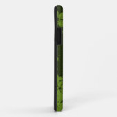 Coques Case-Mate iPhone Green floral (Dos/Droite)