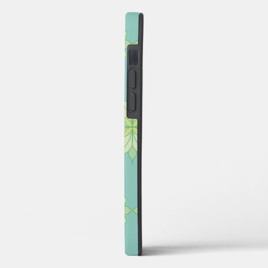 Coques Case-Mate iPhone Green flower  (Verso / Gauche)