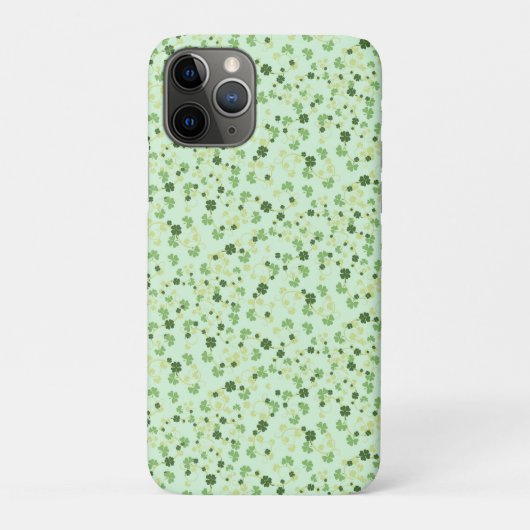 Coques Case-Mate iPhone Green Four Leaf Clovers St Patricks Day (Dos)