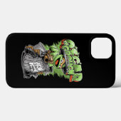 Coques Case-Mate iPhone Green Garbage Monster (Verso (horizontal))