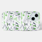 Coques Case-Mate iPhone Green Golf Icons Motif (Verso (horizontal))