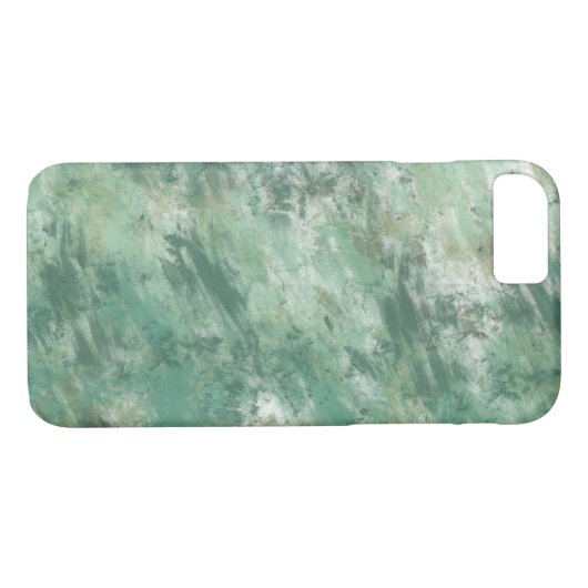 Coques Case-Mate iPhone Green Grunge Abstrait (Dos (Horizontal))