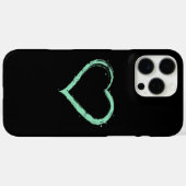 Coques Case-Mate iPhone Green Heart Essential (Verso (horizontal))