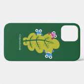 Coques Case-Mate iPhone Green Leaf Mat Cartoon Bute Nom (Verso (horizontal))