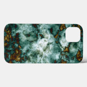 Coques Case-Mate iPhone Green Marble Texture (Verso (horizontal))