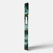 Coques Case-Mate iPhone Green Marble Texture (Verso / Droite)