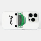 Coques Case-Mate iPhone Green Mean Retro Voiture Boy's Birthday (Verso (horizontal))