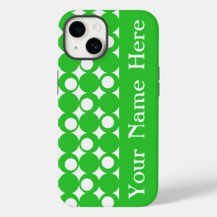 Coques Pour iPhone Green Mod Ball Design avec nom
