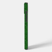 Coques Case-Mate iPhone Green Paisley (Verso / Gauche)