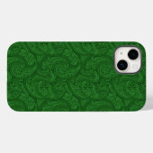 Coques Case-Mate iPhone Green Paisley (Verso (horizontal))