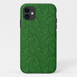 Coque iPhone 11 Green Paisley