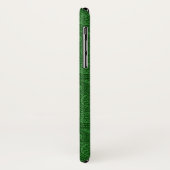 Coques Case-Mate iPhone Green Paisley (Dos/Gauche)