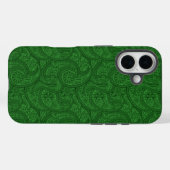 Coques Case-Mate iPhone Green Paisley (Verso (horizontal))