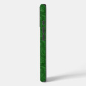 Coques Case-Mate iPhone Green Paisley (Verso / Gauche)